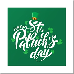 Happy St Patrick's day Posters and Art